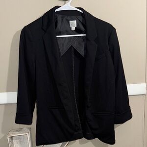 LC Lauren Conrad Classic Black Blazer